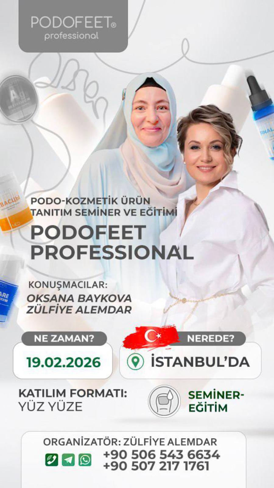 PODOFEET Professional - Podo-kozmetik ürün tanıtım seminer ve eğitimi
