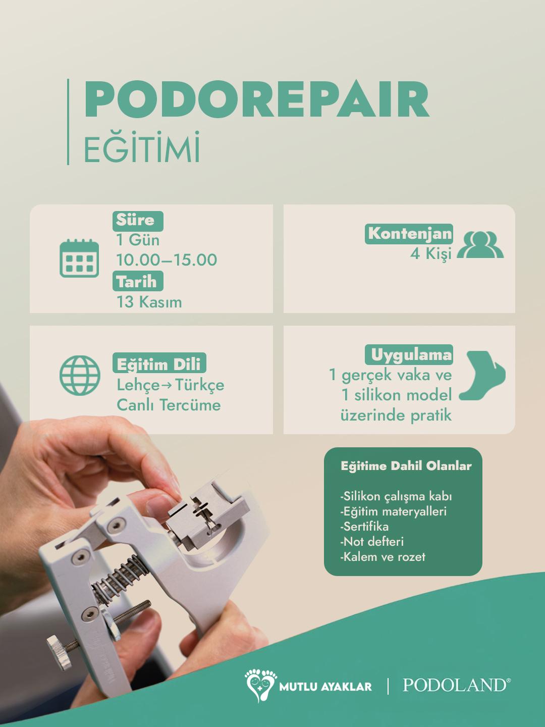 Podorepair Eğitimi - Mutlu Ayaklar